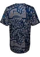 Dallas Mavericks Boys Black Court Mural Short Sleeve T-Shirt