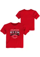 Nike Cincinnati Reds Toddler Red Coop Rewind Short Sleeve T-Shirt