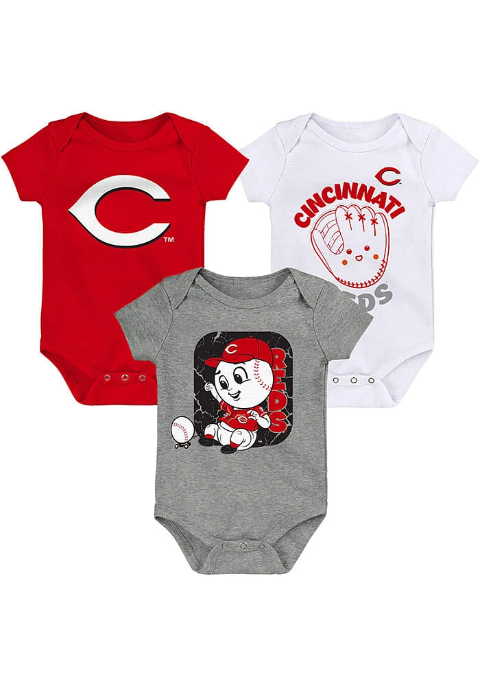 Cincinnati Reds Baby Red Change Up One Piece