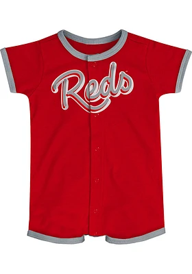 Cincinnati Reds Baby Red Slugger Short Sleeve One Piece