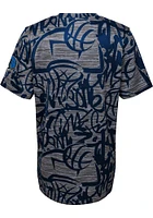 Dallas Mavericks Youth Navy Blue Court Mural Short Sleeve T-Shirt