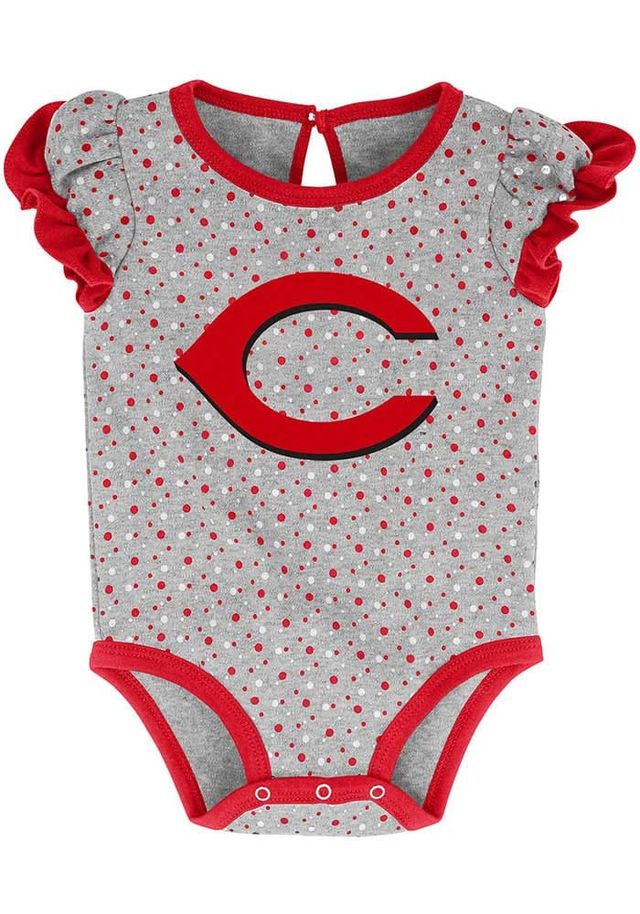 Cincinnati Reds Baby Red Scream Shout Set One Piece