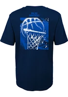 Dallas Mavericks Boys Navy Blue Street Ball Short Sleeve T-Shirt