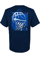 Dallas Mavericks Youth Navy Blue Street Ball Short Sleeve T-Shirt