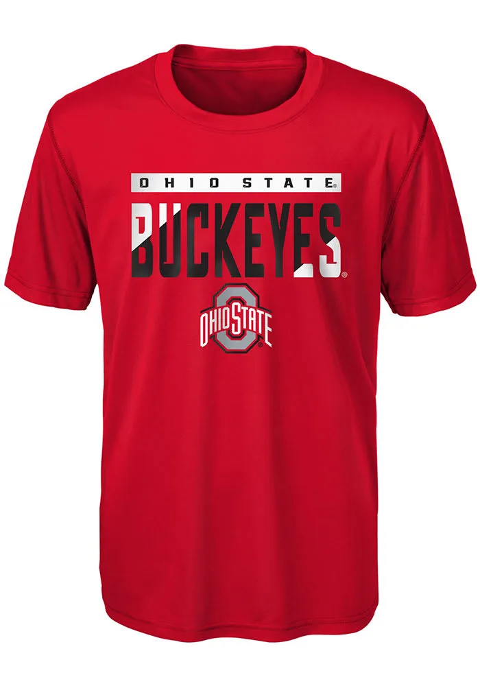 Ohio State Buckeyes Youth Red Ground control Short Sleeve T-Shirt