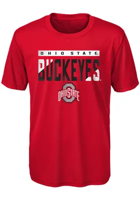 Ohio State Buckeyes Youth Red Ground control Short Sleeve T-Shirt