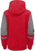 Ohio State Buckeyes Youth Red Stadium Design Long Sleeve Full Zip Jacket