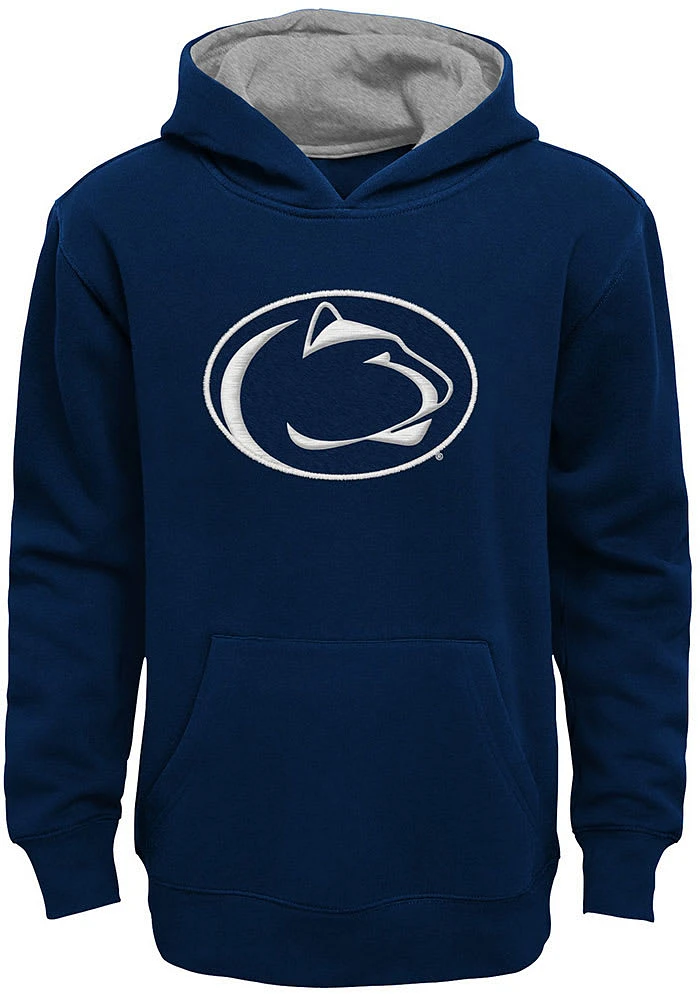 Penn State Nittany Lions Boys Navy Blue Prime Long Sleeve Hooded Sweatshirt