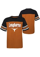 Texas Longhorns Youth Burnt Orange Fan Fave Short Sleeve Fashion T-Shirt