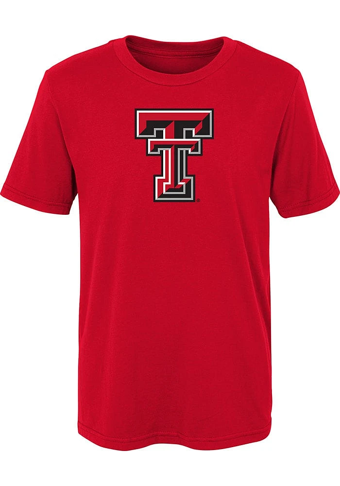 Texas Tech Red Raiders Boys Primary Logo Short Sleeve T-Shirt