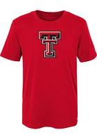 Texas Tech Red Raiders Boys Primary Logo Short Sleeve T-Shirt