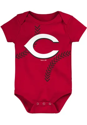 Cincinnati Reds Baby Red Home Run Short Sleeve One Piece