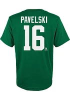 Joe Pavelski Dallas Stars Youth Green Flat NN Player Tee
