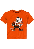 Brownie  Outer Stuff Cleveland Browns Toddler Orange Short Sleeve T-Shirt