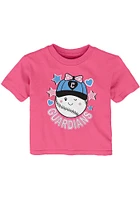Cleveland Guardians Infant Girls Winky Short Sleeve T-Shirt Pink