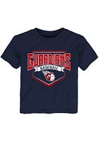 Cleveland Guardians Toddler Navy Blue Prime Time Short Sleeve T-Shirt