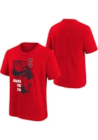Nike Cleveland Guardians Youth Red Guard The 216 Short Sleeve T-Shirt