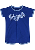 Kansas City Royals Baby Blue Power Hitter Short Sleeve One Piece