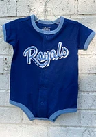 Kansas City Royals Baby Blue Power Hitter Short Sleeve One Piece