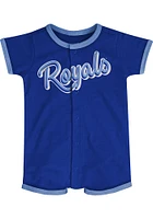 Kansas City Royals Baby Blue Hitter One Short Sleeve Piece