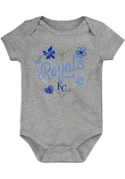Kansas City Royals Baby Blue Batter UP 3PK Design Set One Piece