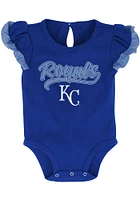 Kansas City Royals Baby Blue Scream Shout Design Set One Piece