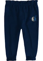 Dallas Mavericks Infant Girls Navy Blue I Love Basketball Set Top and Bottom