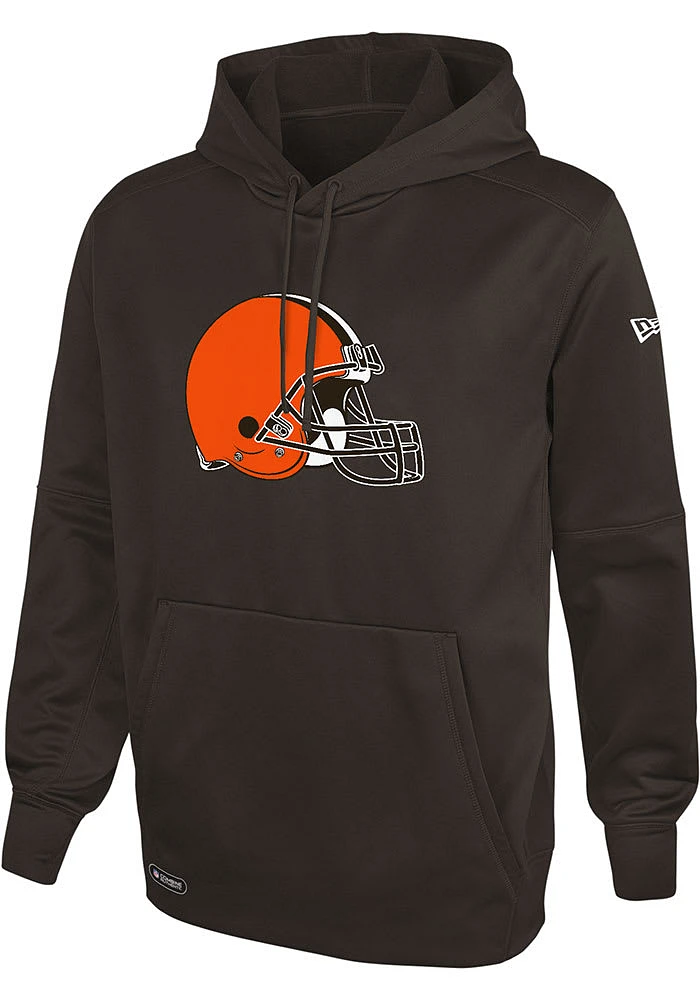 Cleveland Browns Mens Brown Stadium Logo Hood