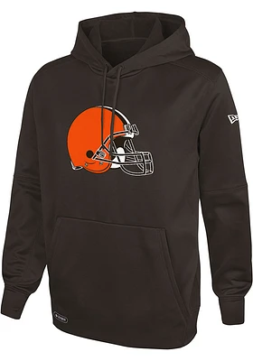 Cleveland Browns Mens Brown Stadium Logo Hood