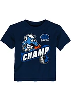 Champ  Outer Stuff Dallas Mavericks Toddler Navy Blue Sizzle Short Sleeve T-Shirt