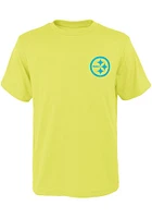 Pittsburgh Steelers Boys Yellow Heat Wave Short Sleeve T-Shirt