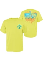 Pittsburgh Steelers Boys Yellow Heat Wave Short Sleeve T-Shirt