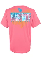 Cleveland Guardians Youth Pink Heat Wave Short Sleeve T-Shirt