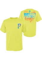 Pittsburgh Pirates Youth Yellow Heat Wave Short Sleeve T-Shirt
