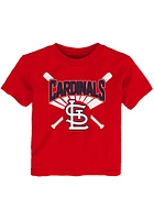 St Louis Cardinals Toddler Red Premier Team Short Sleeve T-Shirt