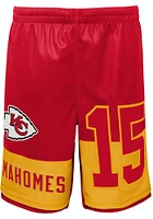 Patrick Mahomes  Outer Stuff Kansas City Chiefs Youth Red Pandemonium Shorts
