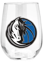 Dallas Mavericks 15oz Emblem Stemless Wine Glass