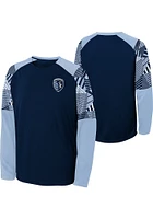 Sporting Kansas City Boys Light Blue Gridiron Long Sleeve T-Shirt