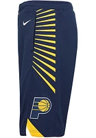 Nike Indiana Pacers Youth Navy Blue Icon Swingman Shorts