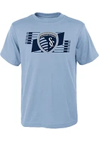 Sporting Kansas City Youth Light Blue Hold It Up Short Sleeve T-Shirt