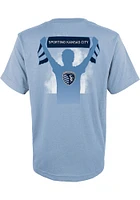 Sporting Kansas City Youth Light Blue Hold It Up Short Sleeve T-Shirt