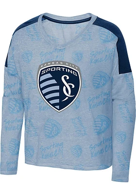Sporting Kansas City Girls Light Blue Feelin Great Long Sleeve T-shirt