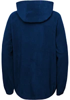 Indiana Pacers Youth Navy Blue Paint The Court Hooded Long Sleeve Quarter Zip Shirt