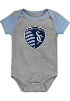 Sporting Kansas City Baby Light Blue Best Winger 3 PC Set One Piece