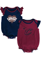 Cleveland Cavaliers Baby Red Double Trouble Set One Piece