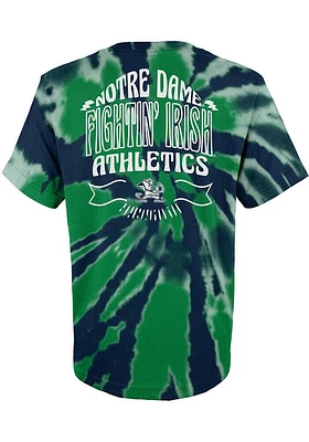 Notre Dame Fighting Irish Youth Navy Blue Pennant Short Sleeve T-Shirt