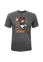 Cincinnati Bengals Youth Grey Kick Off Short Sleeve Fashion T-Shirt