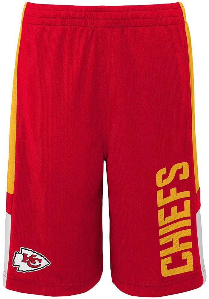 Kansas City Chiefs Youth Red Lateral Shorts