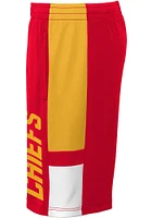 Kansas City Chiefs Youth Red Lateral Shorts