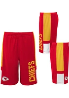 Kansas City Chiefs Youth Red Lateral Shorts